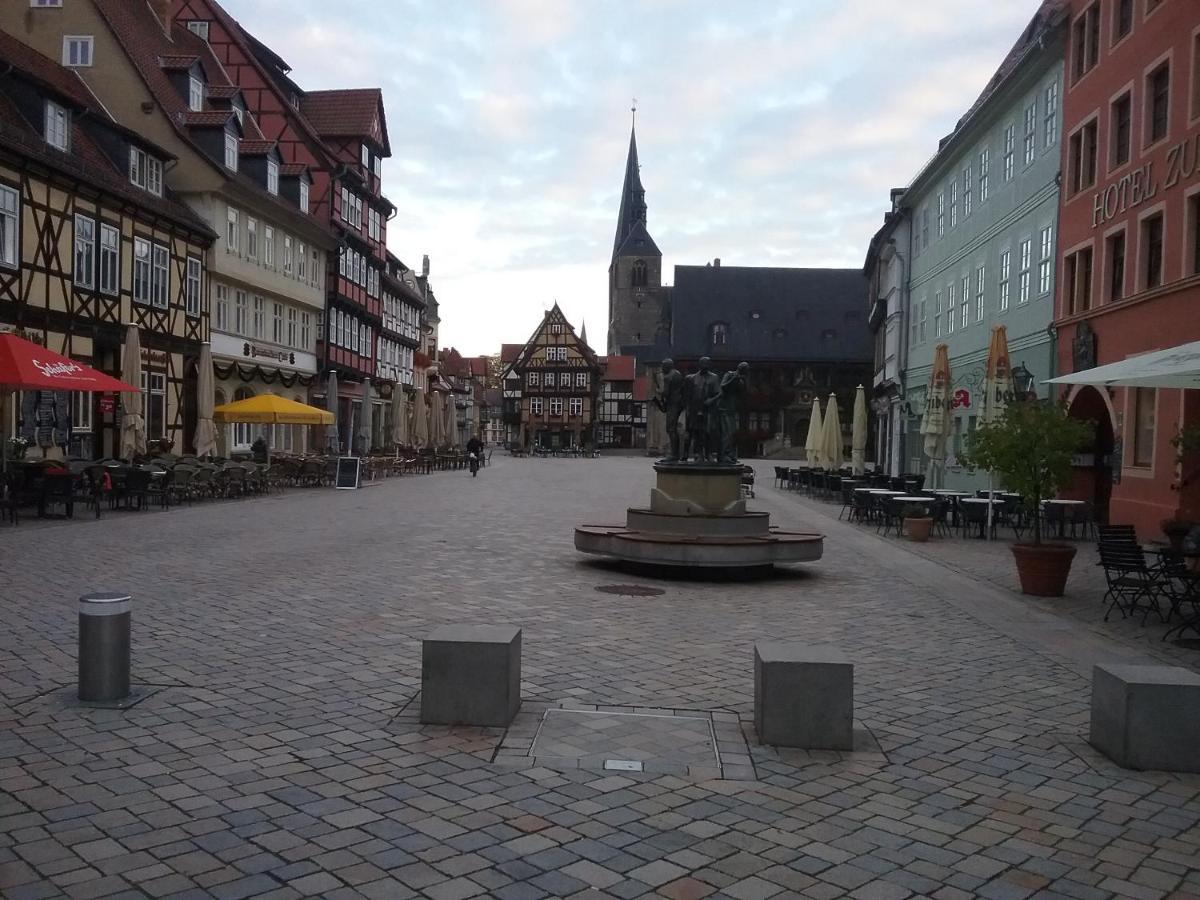 Usis_Ferienwohnung Im Harz Quedlinburg Bagian luar foto