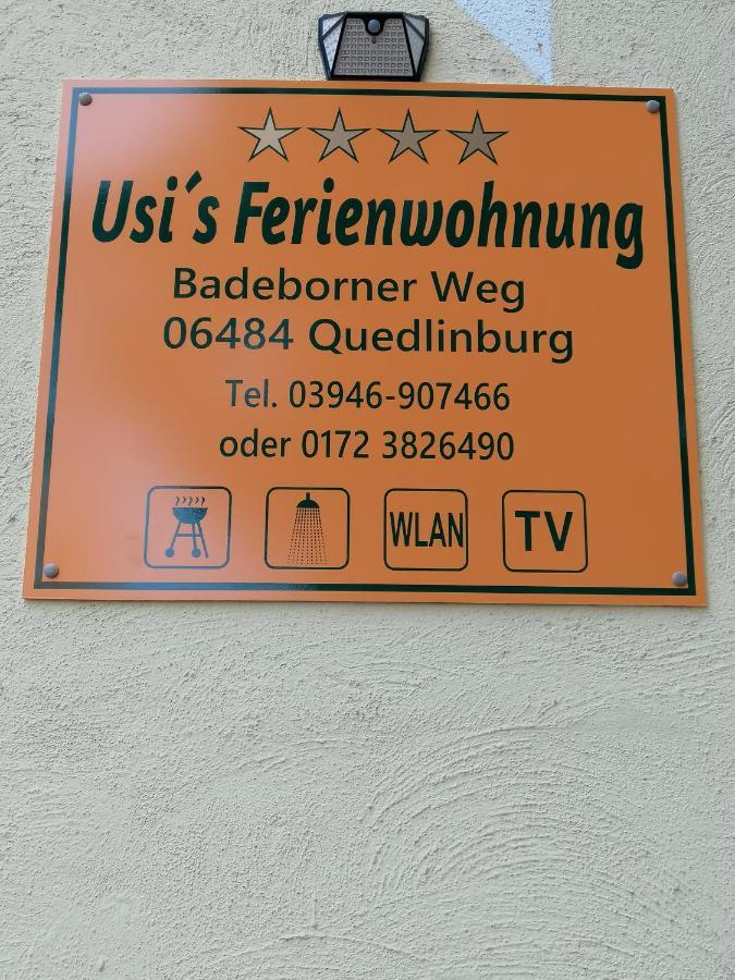 Usis_Ferienwohnung Im Harz Quedlinburg Bagian luar foto